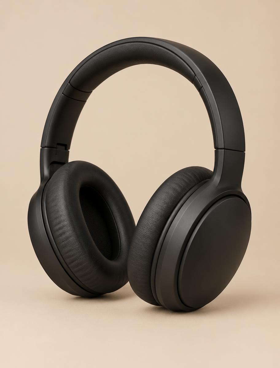 Headphones studio photo